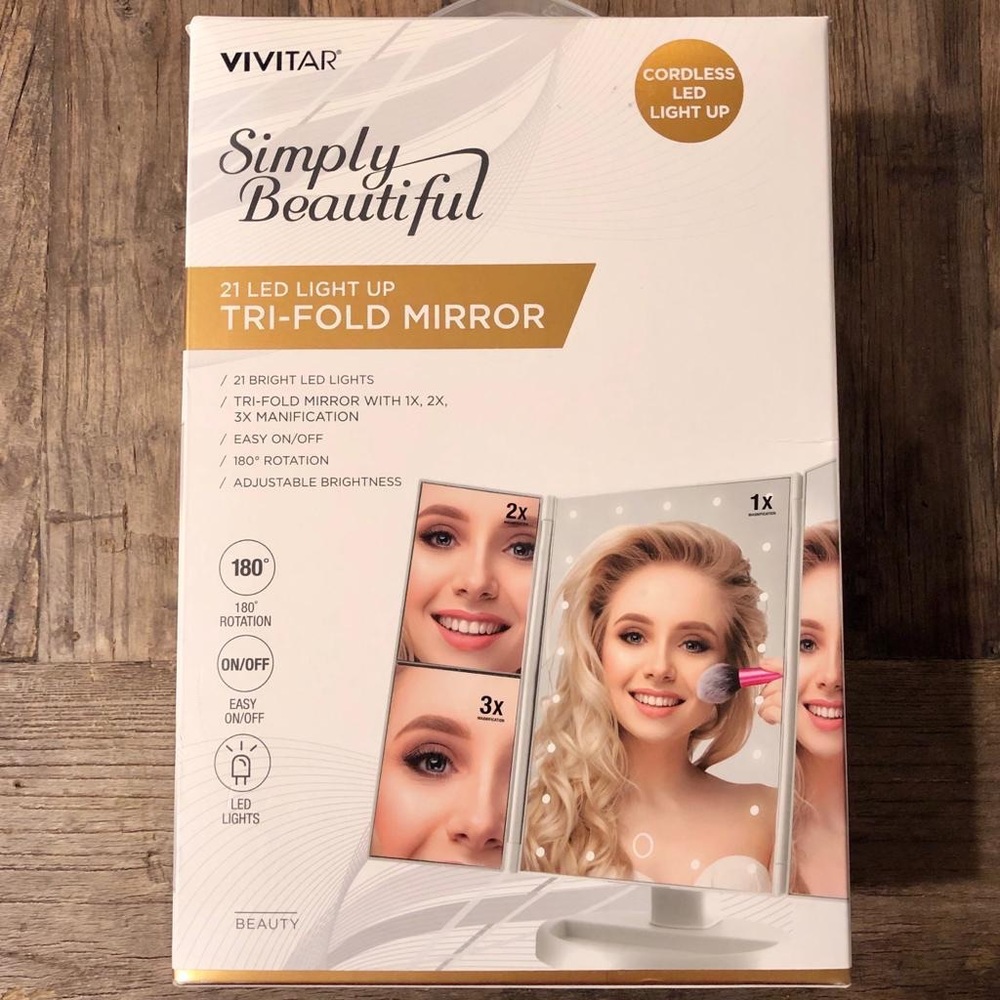 Buy 2 Get 1 FREE. Led Touch Light Up Vanity Mirror
